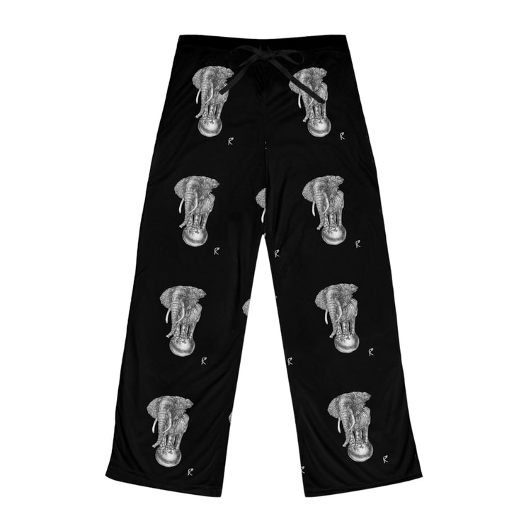 "Its a Balancing Act" Women's Pajama Pants (AOP)-Black