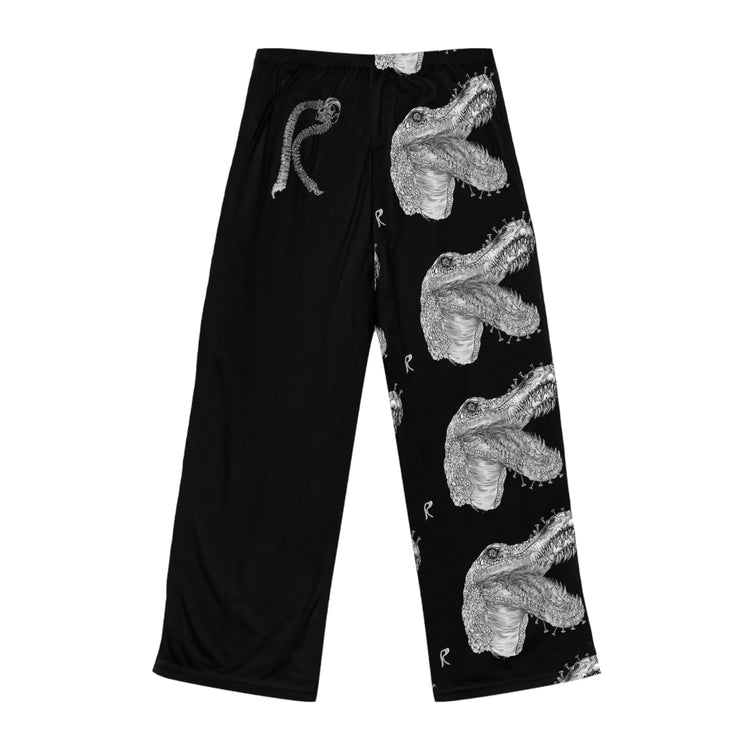 "Its a Balancing Act" Women's Pajama Pants (AOP)-Black