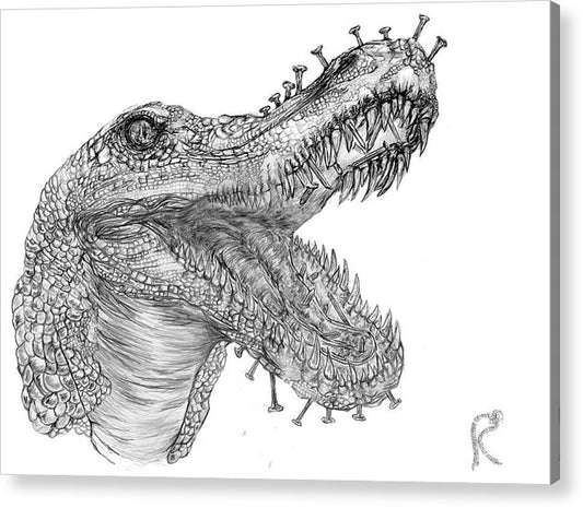 Crocodile Tears - Acrylic Print
