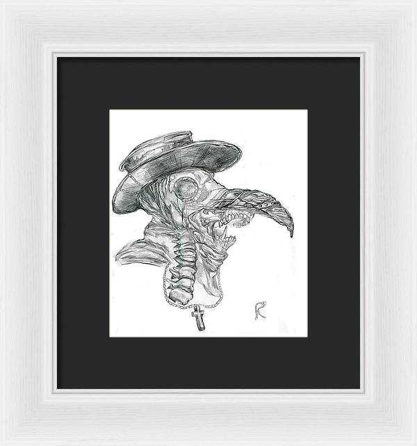 Plague Mask - Framed Print