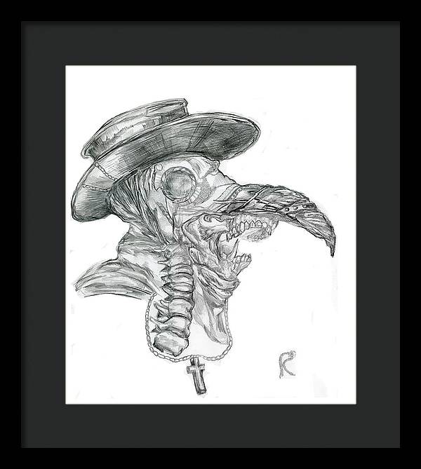 Plague Mask - Framed Print