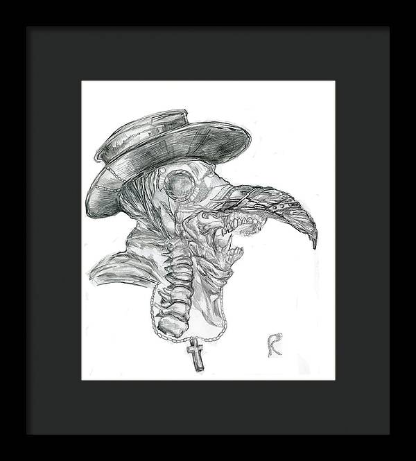 Plague Mask - Framed Print