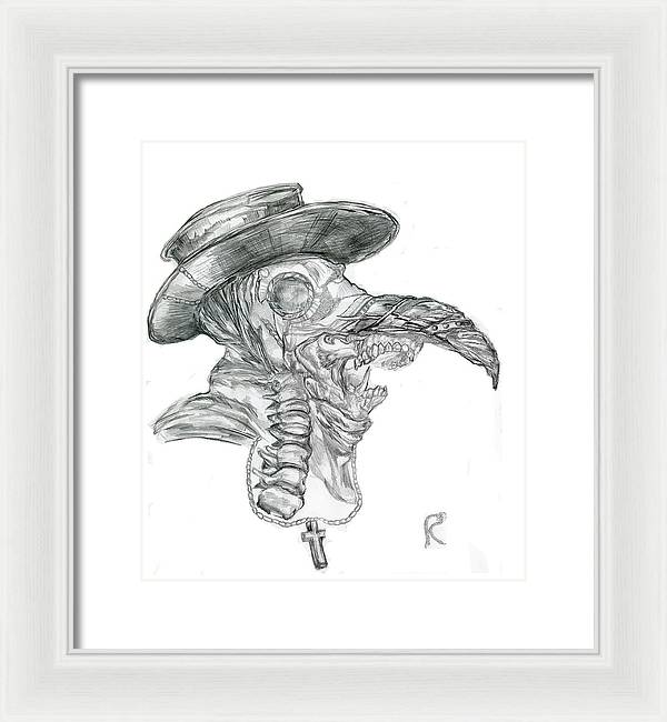 Plague Mask - Framed Print