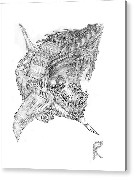 Robo-Shark - Acrylic Print